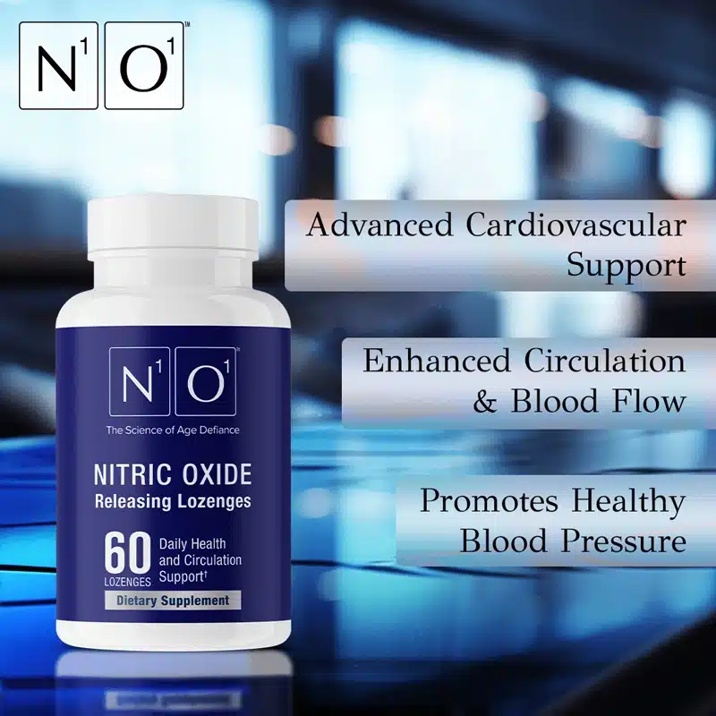 Nitric Oxide Daily Circulatory and Heart Health Support Lozenges by Dr. Nathan Bryan