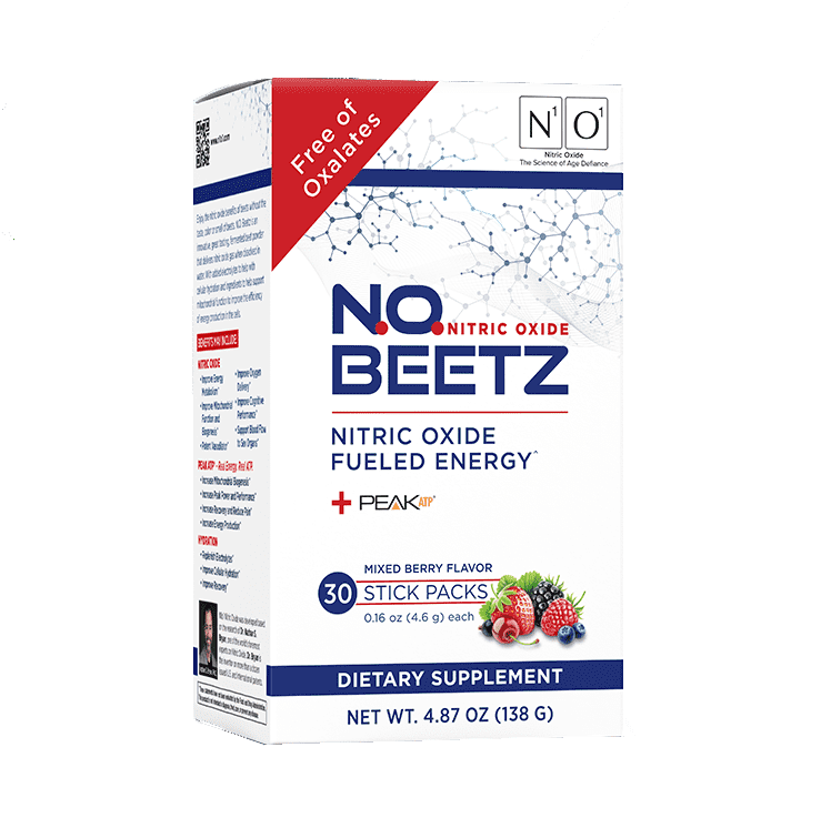 Nitric Oxide N.O. Beetz supports healthy blood circulation and blood pressure by Dr. Nathan Bryan